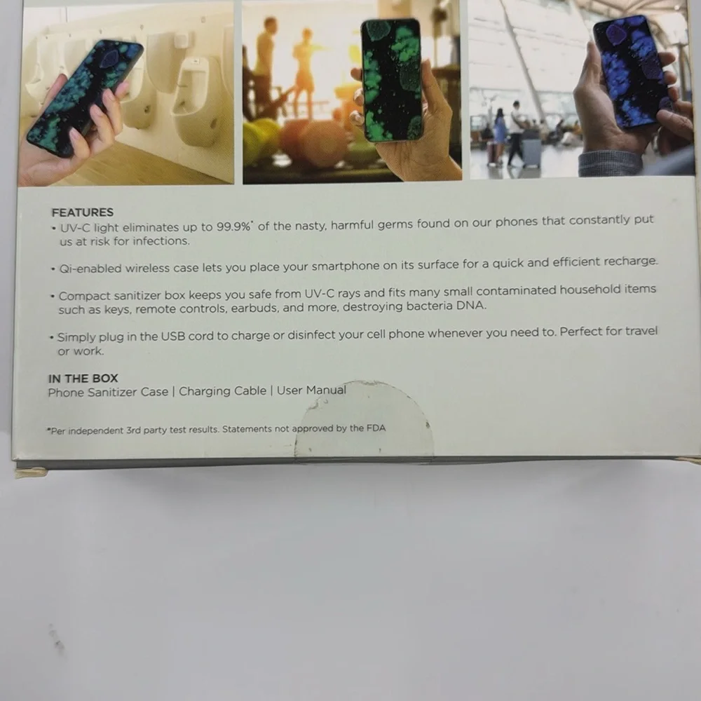 UV-C Sanitizer & Wireless Phone Charging Kit - NEW IN BOX